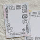 LCN Design Studio Rubber Stamp -Travel, 4 Designs