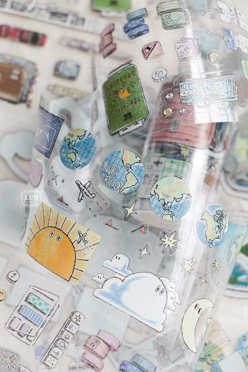 LCN Design Studio Travel Essential Kiss-cut PET Tape