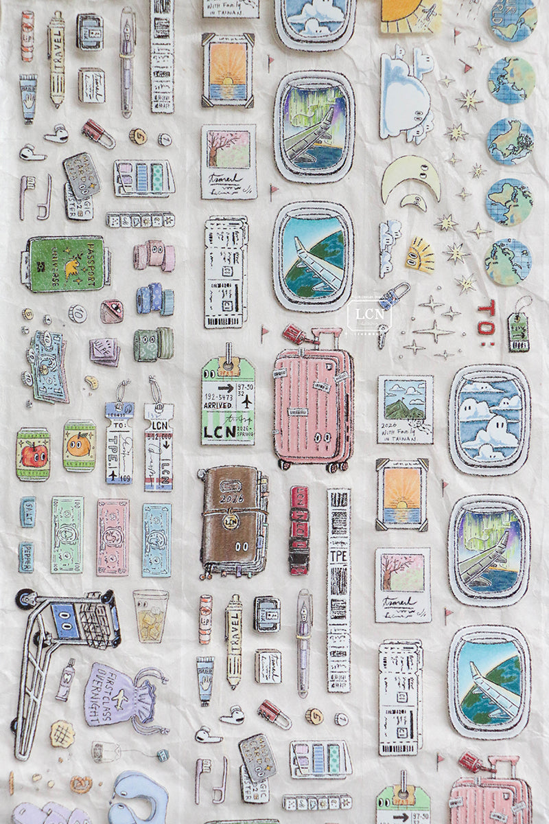 LCN Design Studio Travel Essential Kiss-cut PET Tape