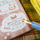 Teayou Frame Stickers Notepad - Seasonal Tea Party