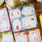 Teayou Frame Stickers Notepad - Seasonal Tea Party