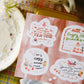 Teayou Frame Stickers Notepad - Seasonal Tea Party