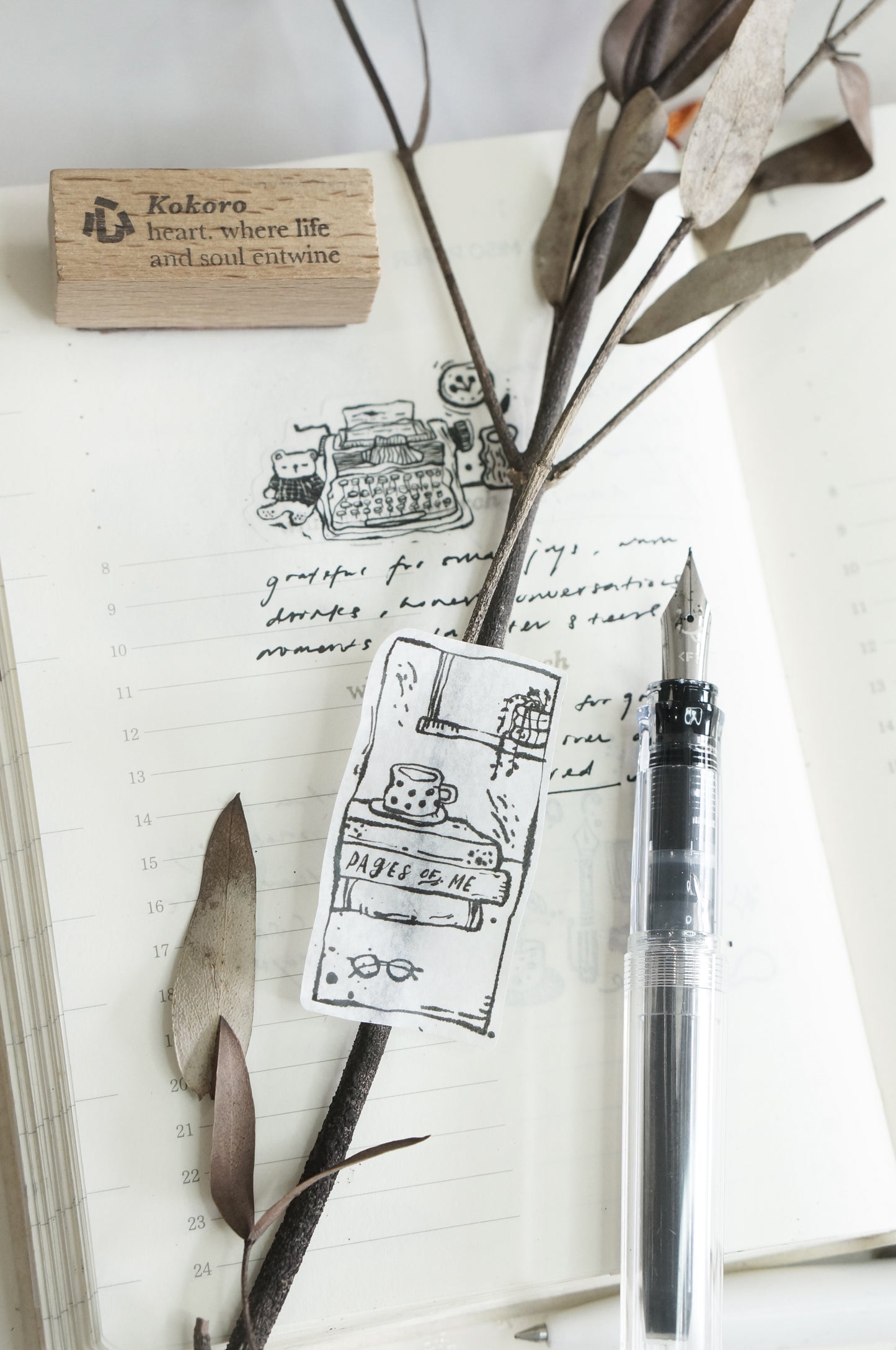 Black Milk Project "Pages of Me" Washi Sticker Sheet