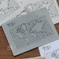 LCN Design Studio Rubber Stamp - World Map