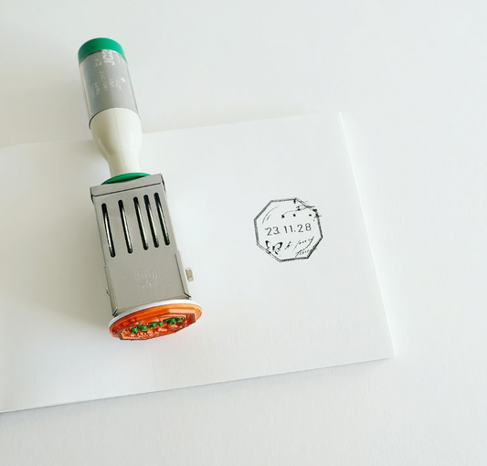 YOHAKU Rotating Date Stamp - Large Octagon (SD-003)