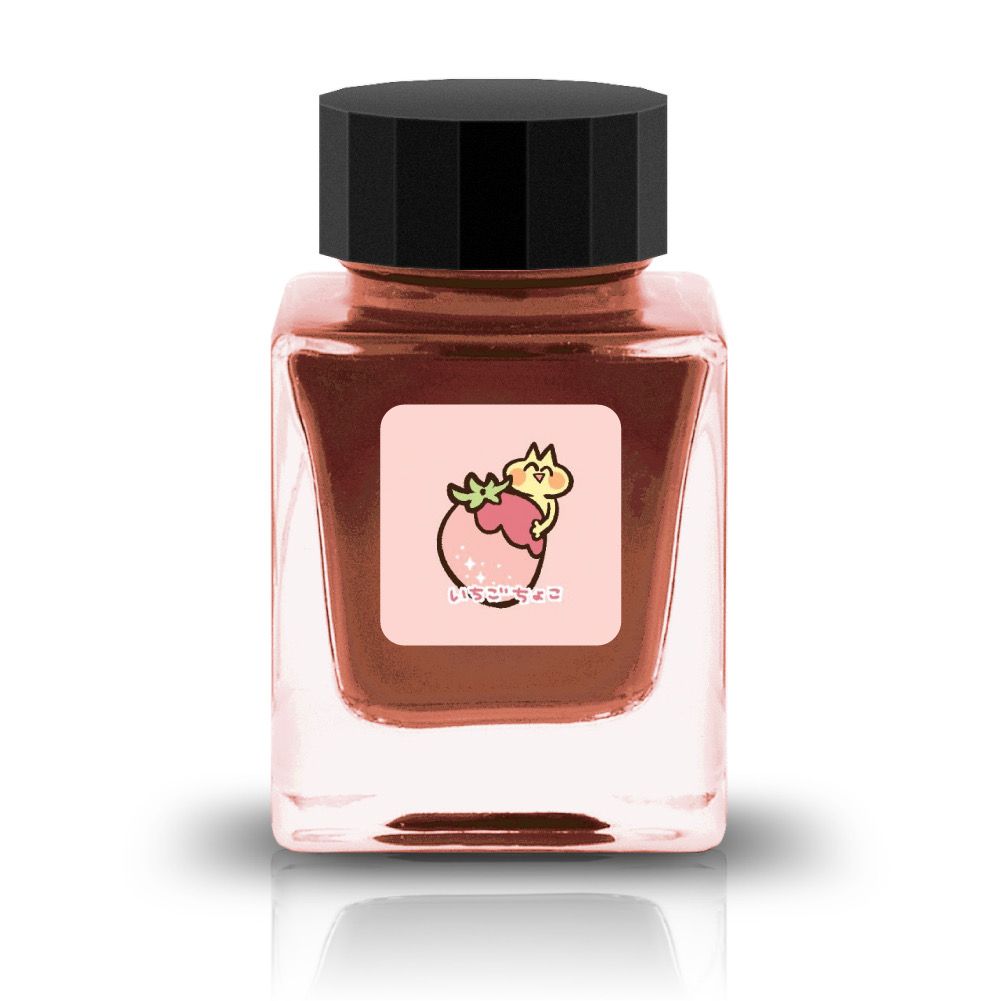 Tono & Lims Bottled Ink - Strawberry Choco (いちごちょこ), Friendship Collection