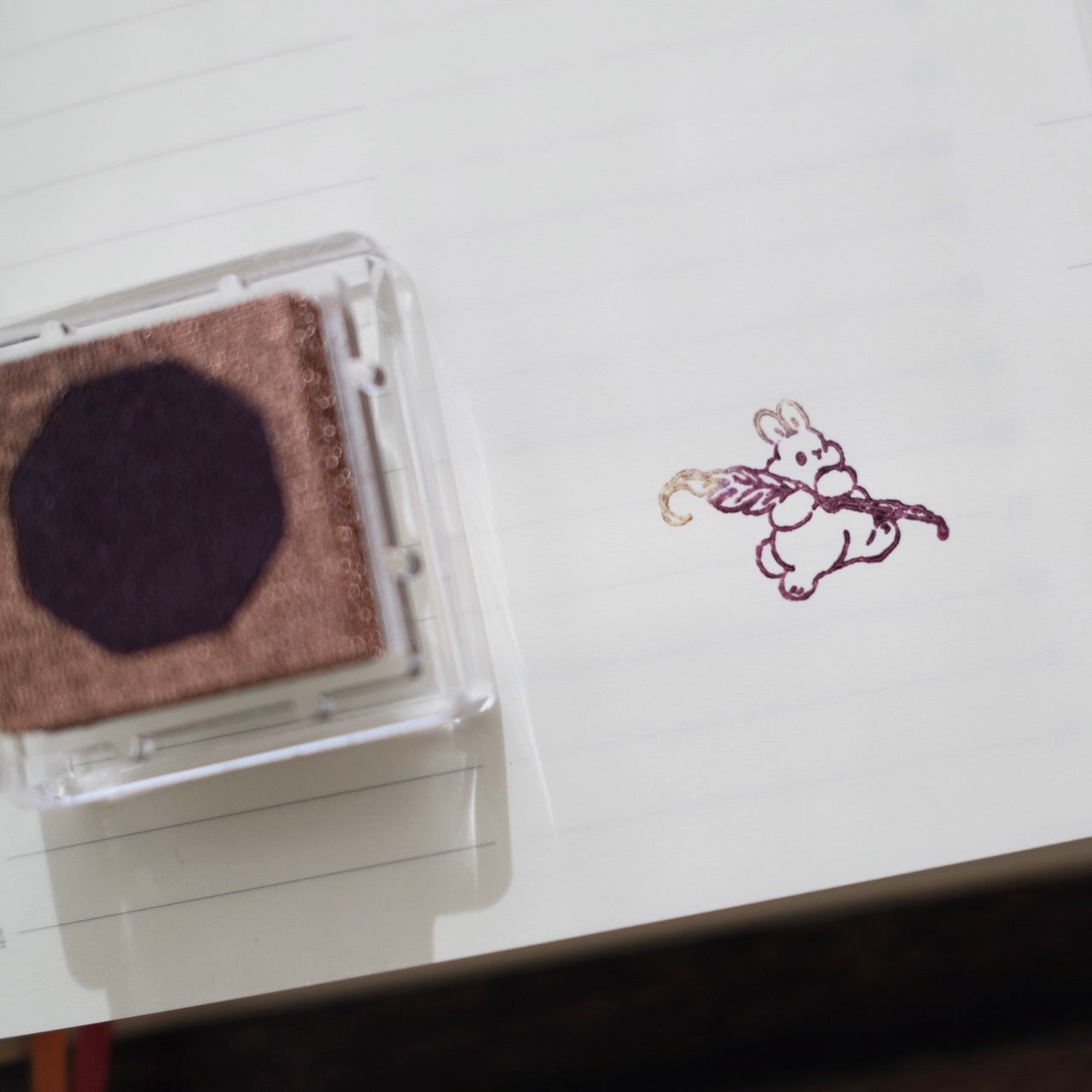 a kind of café Duo Series Mini Ink Pad Set, A Box of Chocolate, 6 pcs
