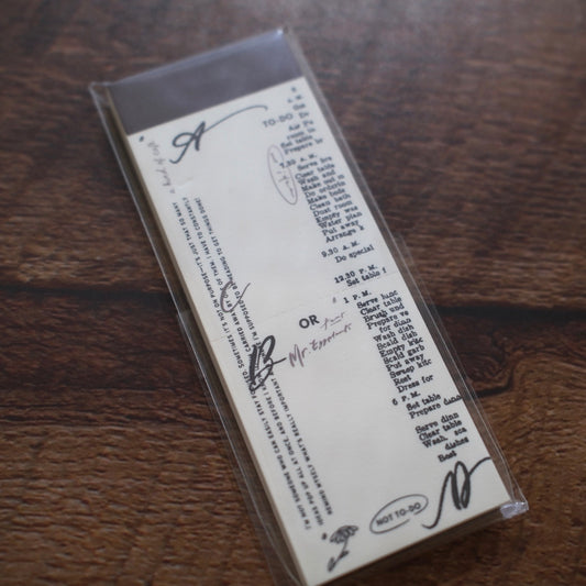 a kind of café Perforated Note Pad - Between Days, ft. Mr. Eggplants