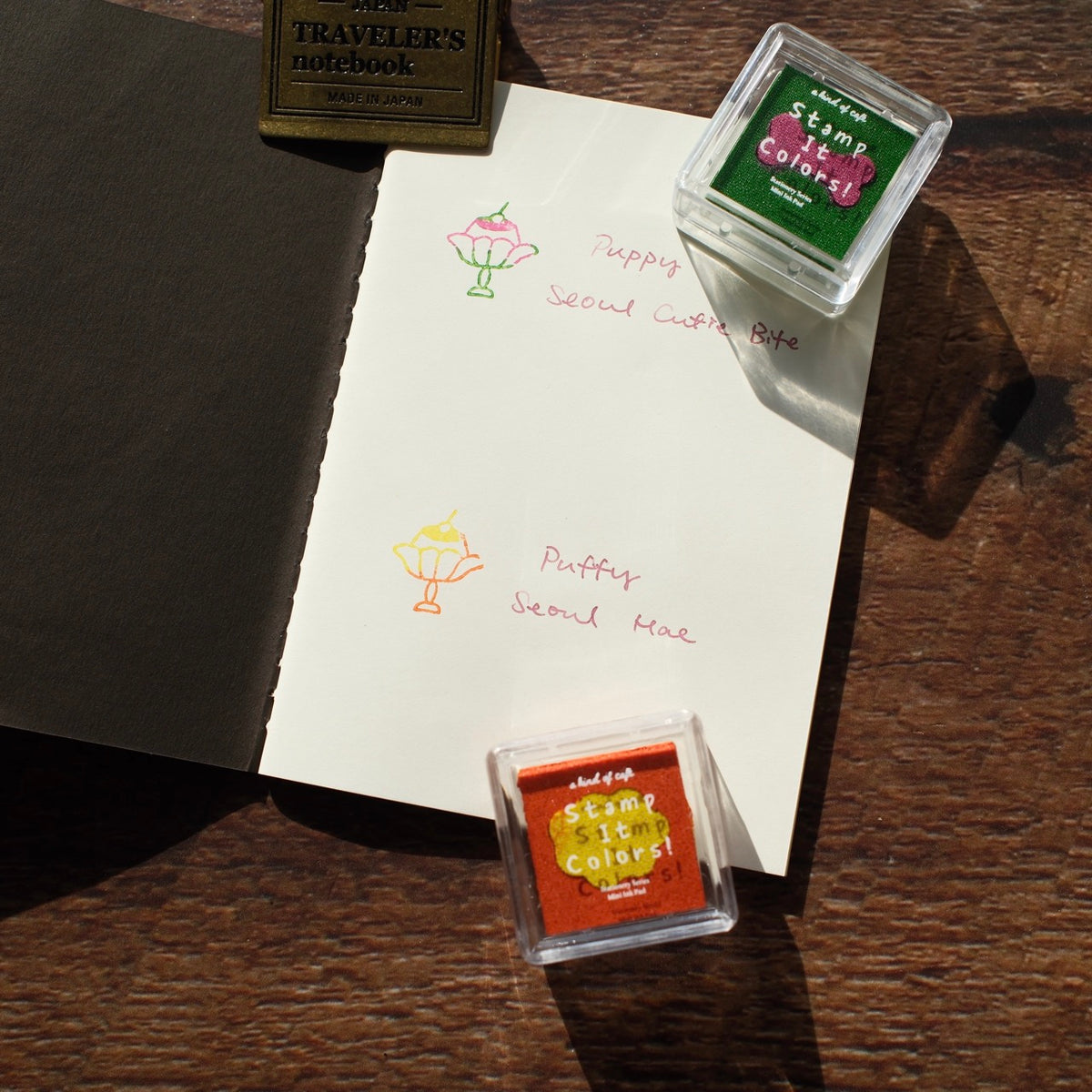a kind of café Mini Duo-color Ink Pad - Seoul Limited Color