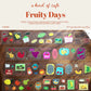 a kind of café Fruity Days Kiss-Cut PET Tape