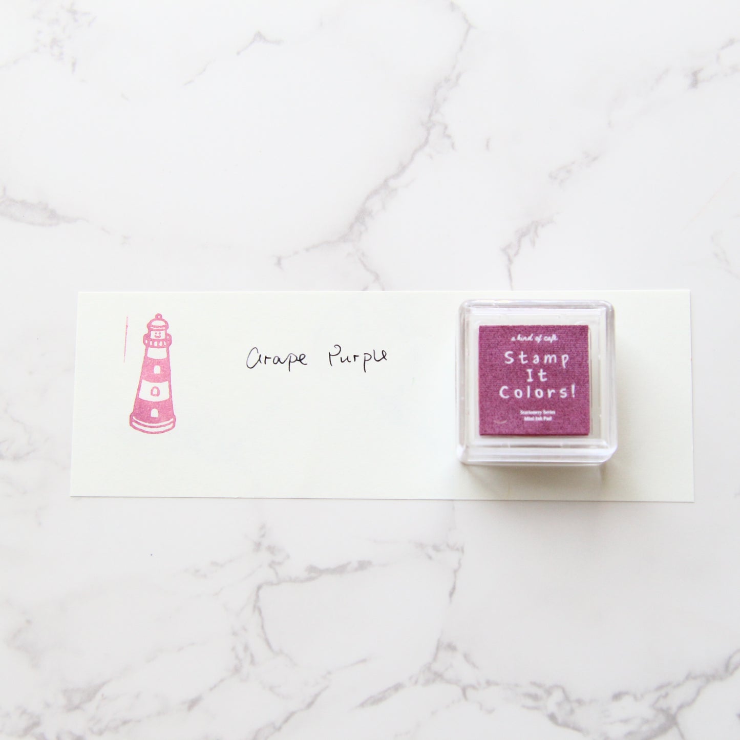 a kind of café Stamp It Colors Mini Ink Pad - Grape Purple