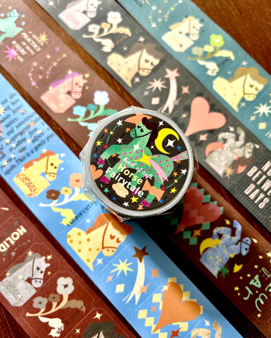 a kind of café Die-cut Style Label Tape - Year of Horse