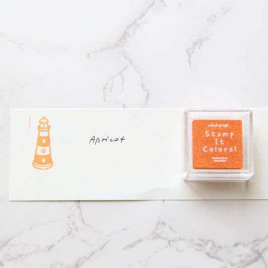 a kind of café Stamp It Colors Mini Ink Pad - Apricot