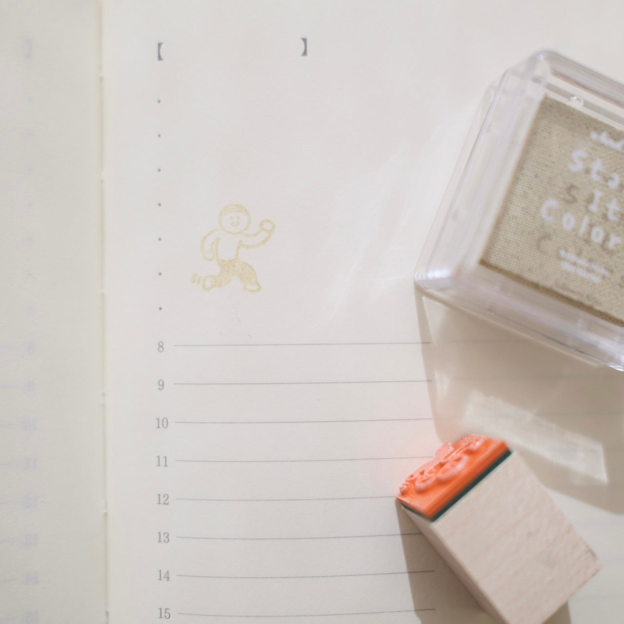 a kind of café Stamp It Colors Mini Ink Pad - Black and White