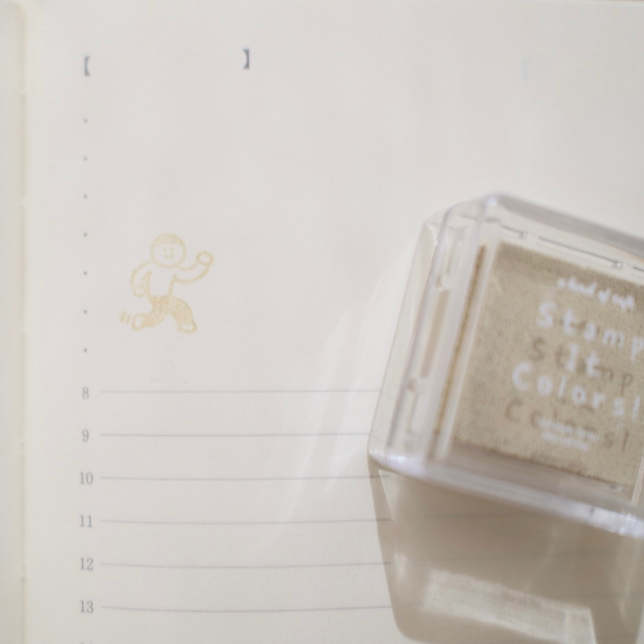 a kind of café Stamp It Colors Mini Ink Pad - Black and White