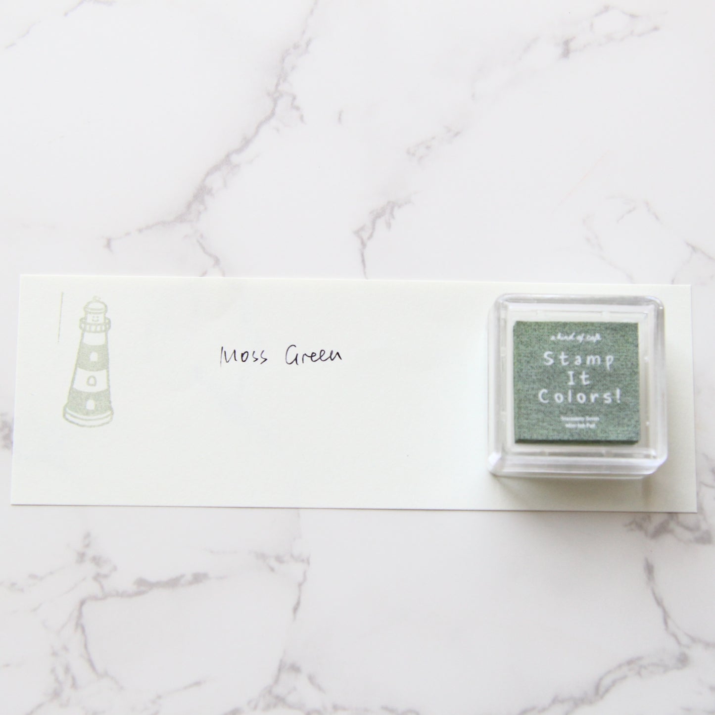 a kind of café Stamp It Colors Mini Ink Pad - Green Color II Collection