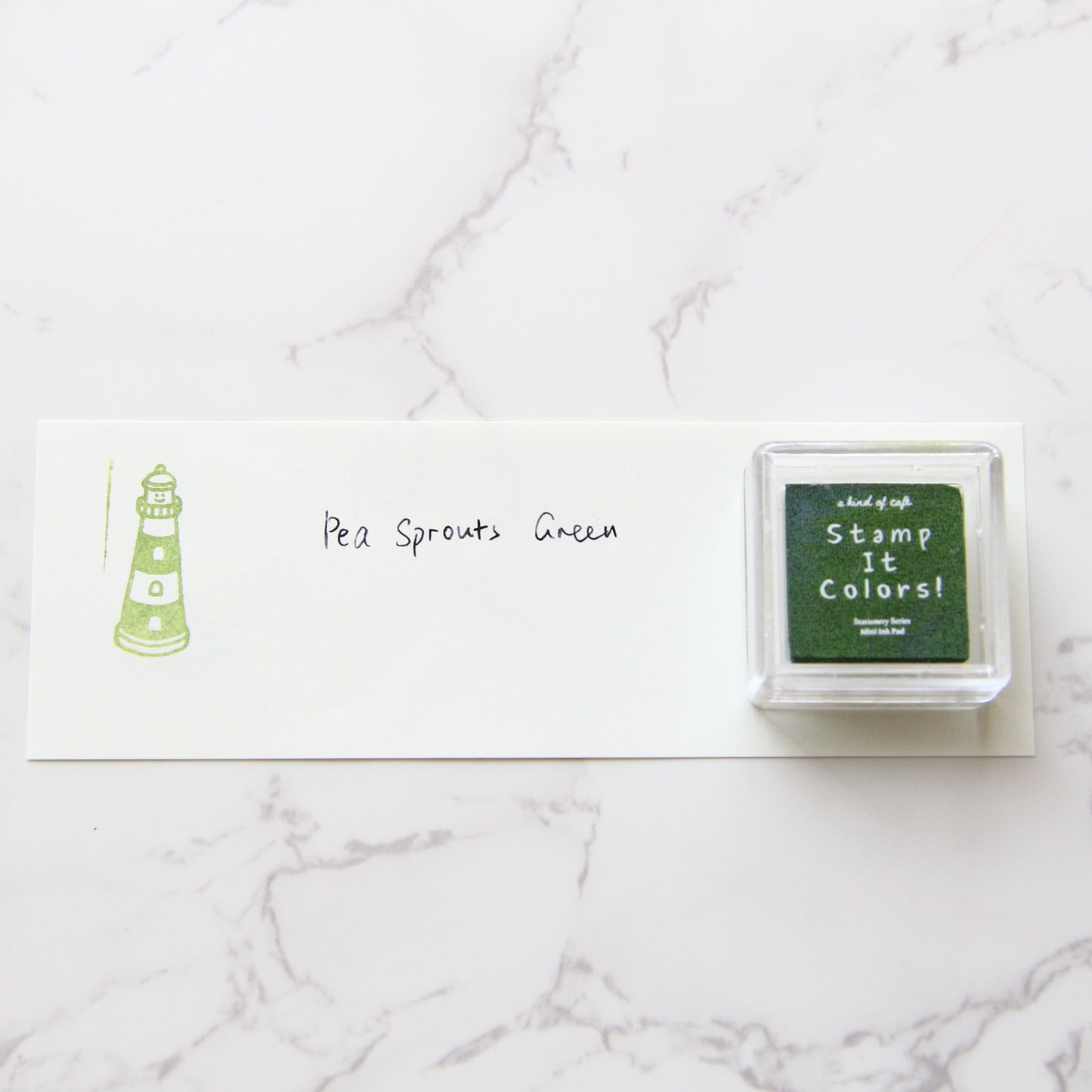 a kind of café Stamp It Colors Mini Ink Pad - Green Color II Collection