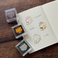 a kind of café Duo Series Mini Ink Pad Set, NECO TIME, 6 pcs