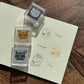 a kind of café Duo Series Mini Ink Pad Set, NECO TIME, 6 pcs
