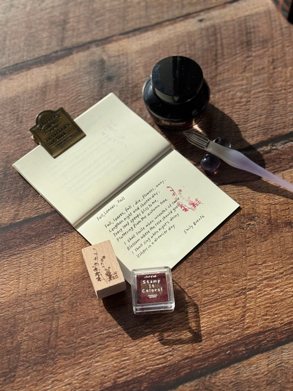 a kind of café Duo Series Mini Ink Pad Set, NECO TIME, 6 pcs
