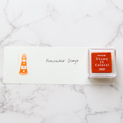 a kind of café Stamp It Colors Mini Ink Pad - Orange Color Collection