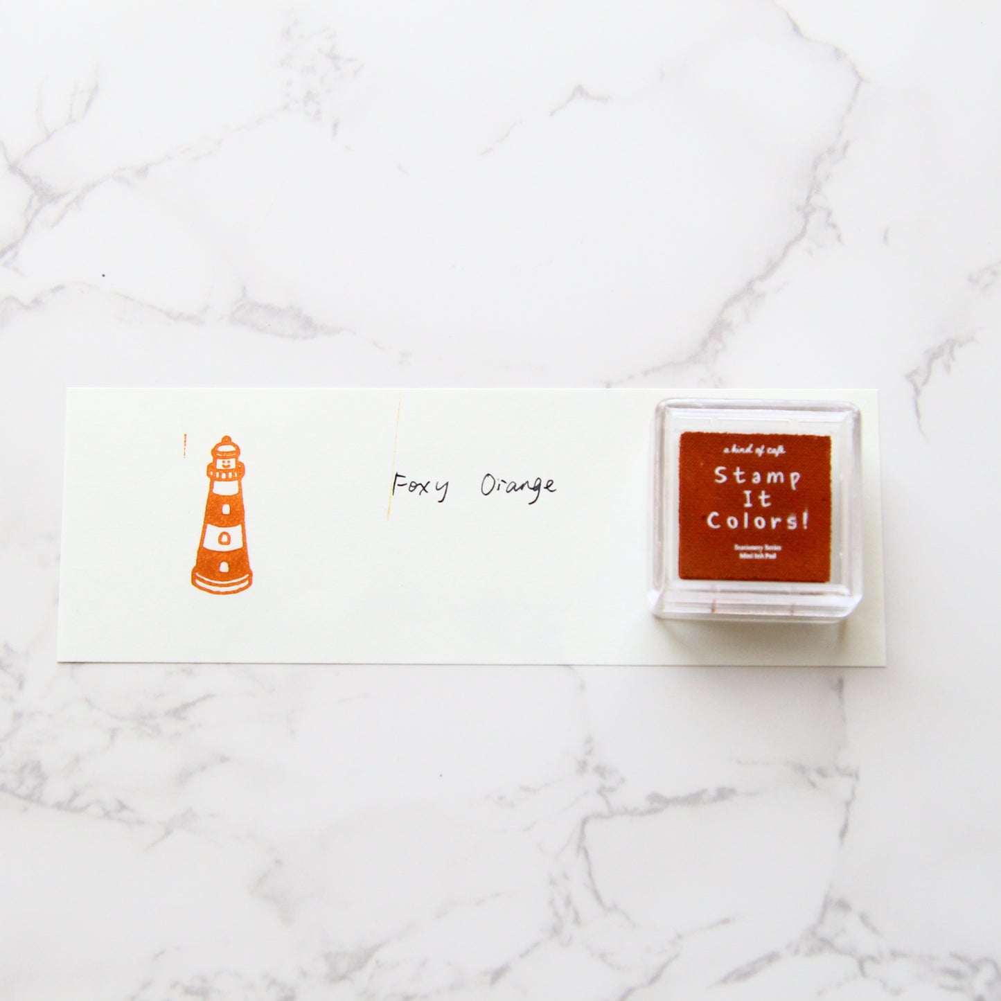 a kind of café Stamp It Colors Mini Ink Pad - Orange Color Collection