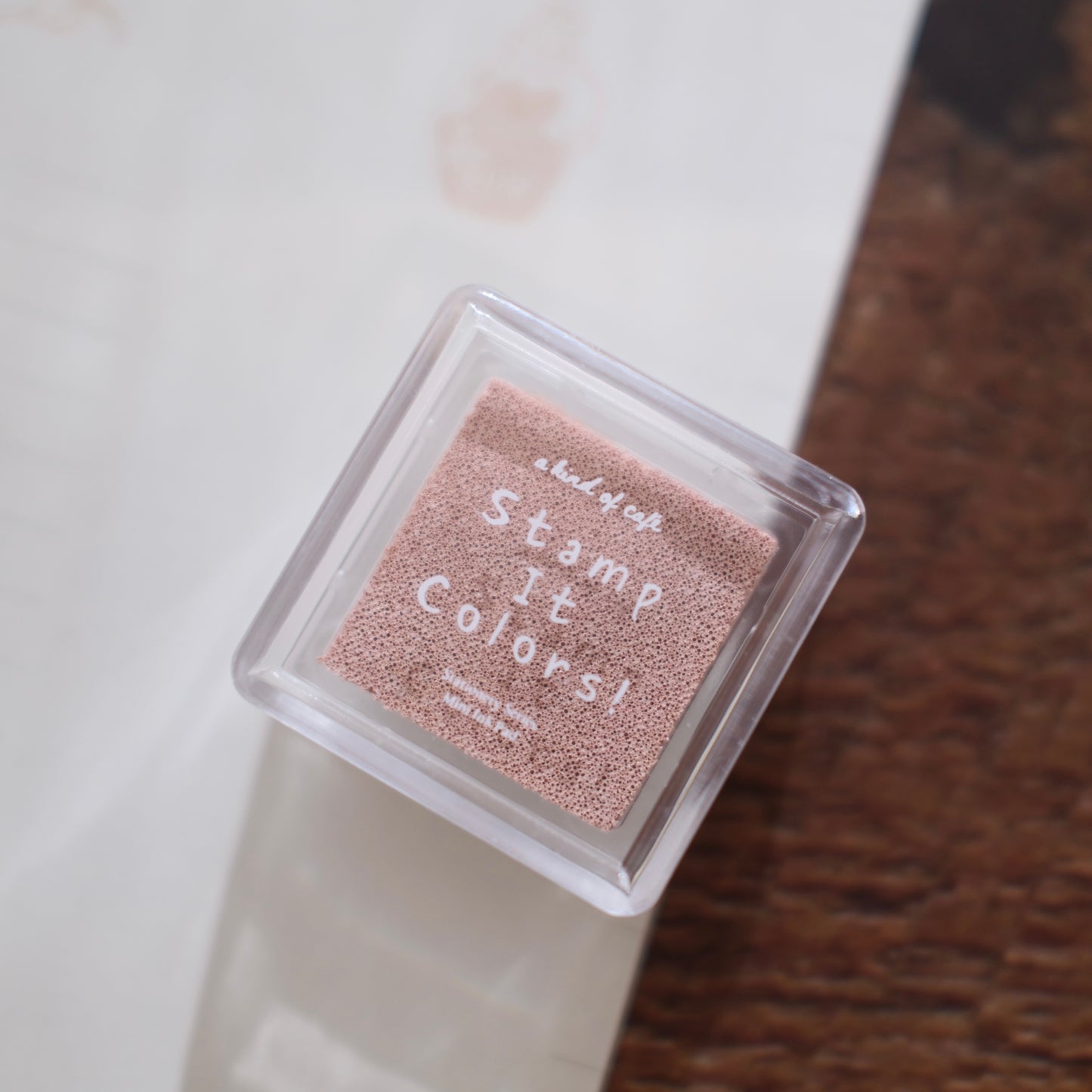 a kind of café Stamp It Colors Mini Ink Pad - Peachy Puff