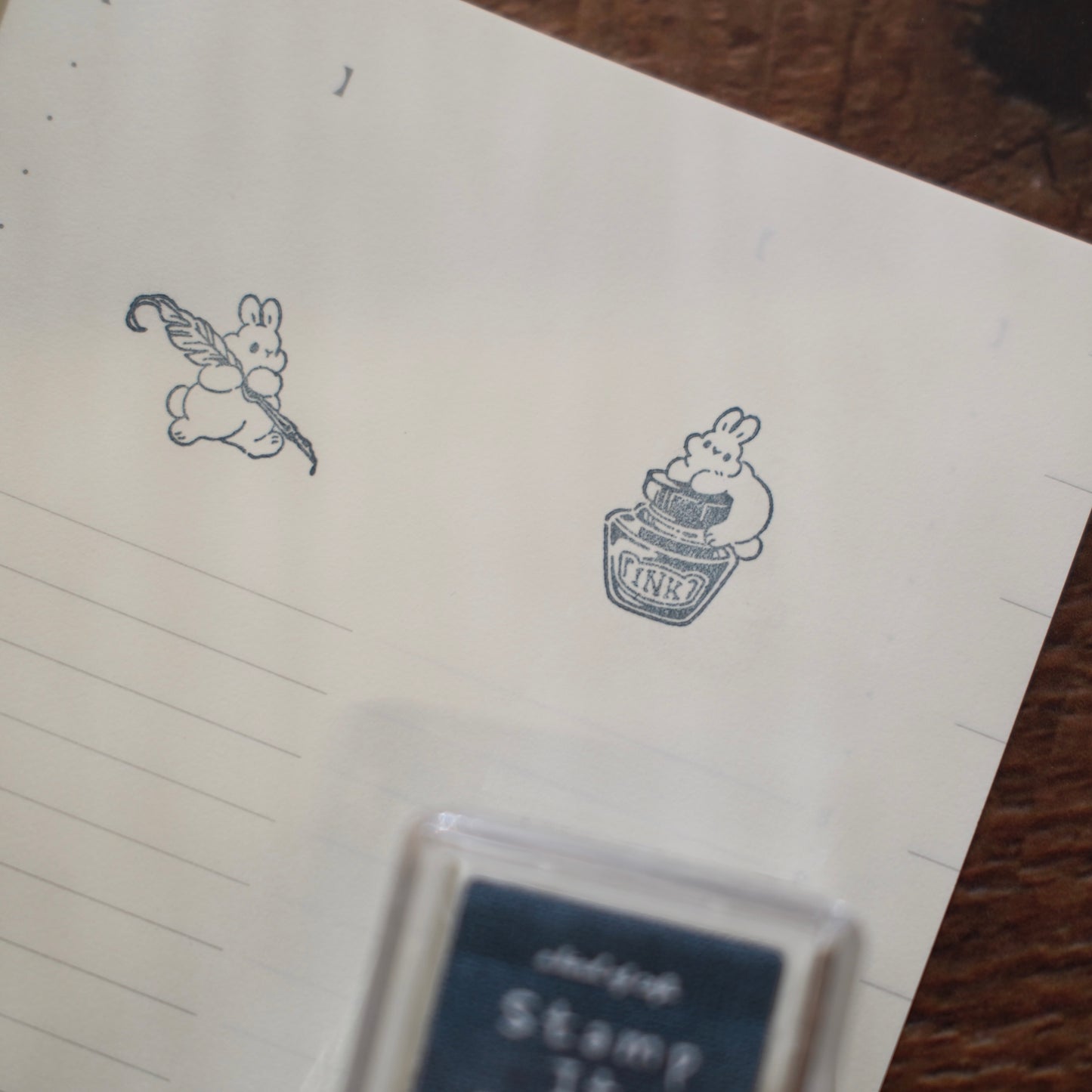a kind of café Stamp It Colors Mini Ink Pad - Rainy Grey