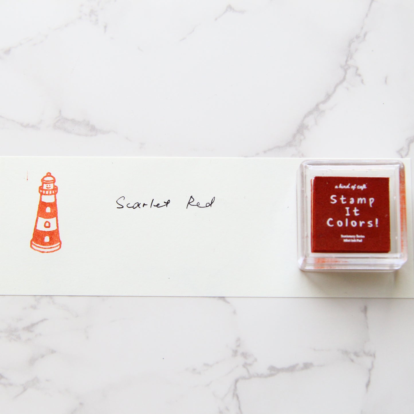 a kind of café Stamp It Colors Mini Ink Pad - Red Color Collection II