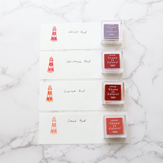 a kind of café Stamp It Colors Mini Ink Pad - Red Color Collection II