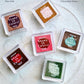 a kind of café Duo Series Mini Ink Pad Set, A Box of Chocolate, 6 pcs