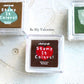 a kind of café Duo Series Mini Ink Pad Set, A Box of Chocolate, 6 pcs