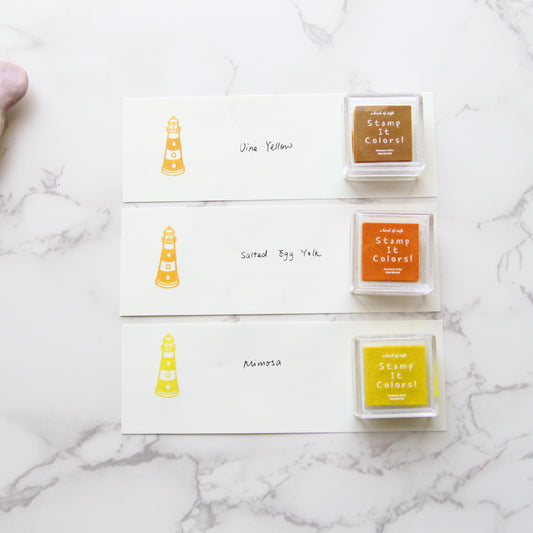 a kind of café Stamp It Colors Mini Ink Pad - Yellow Color Collection