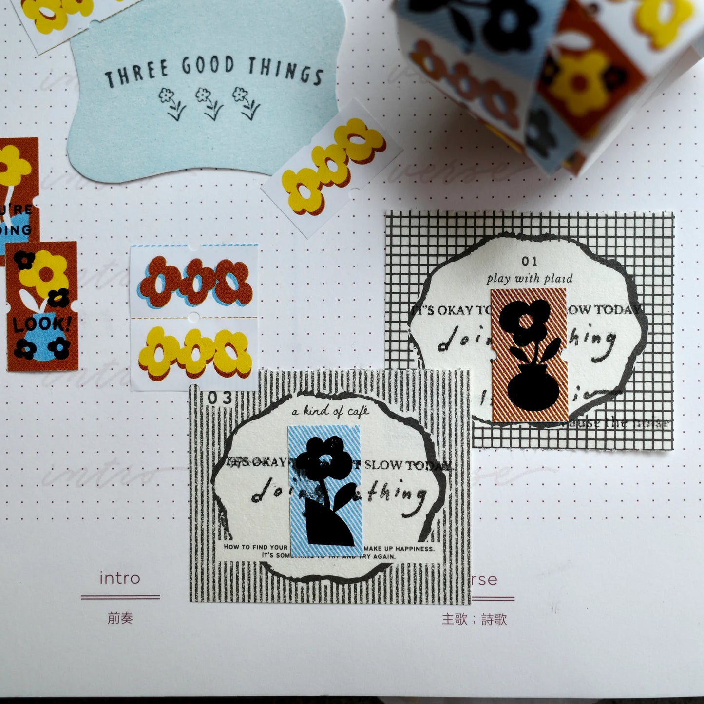 a kind of café Label Sticker - Sunny Bloom