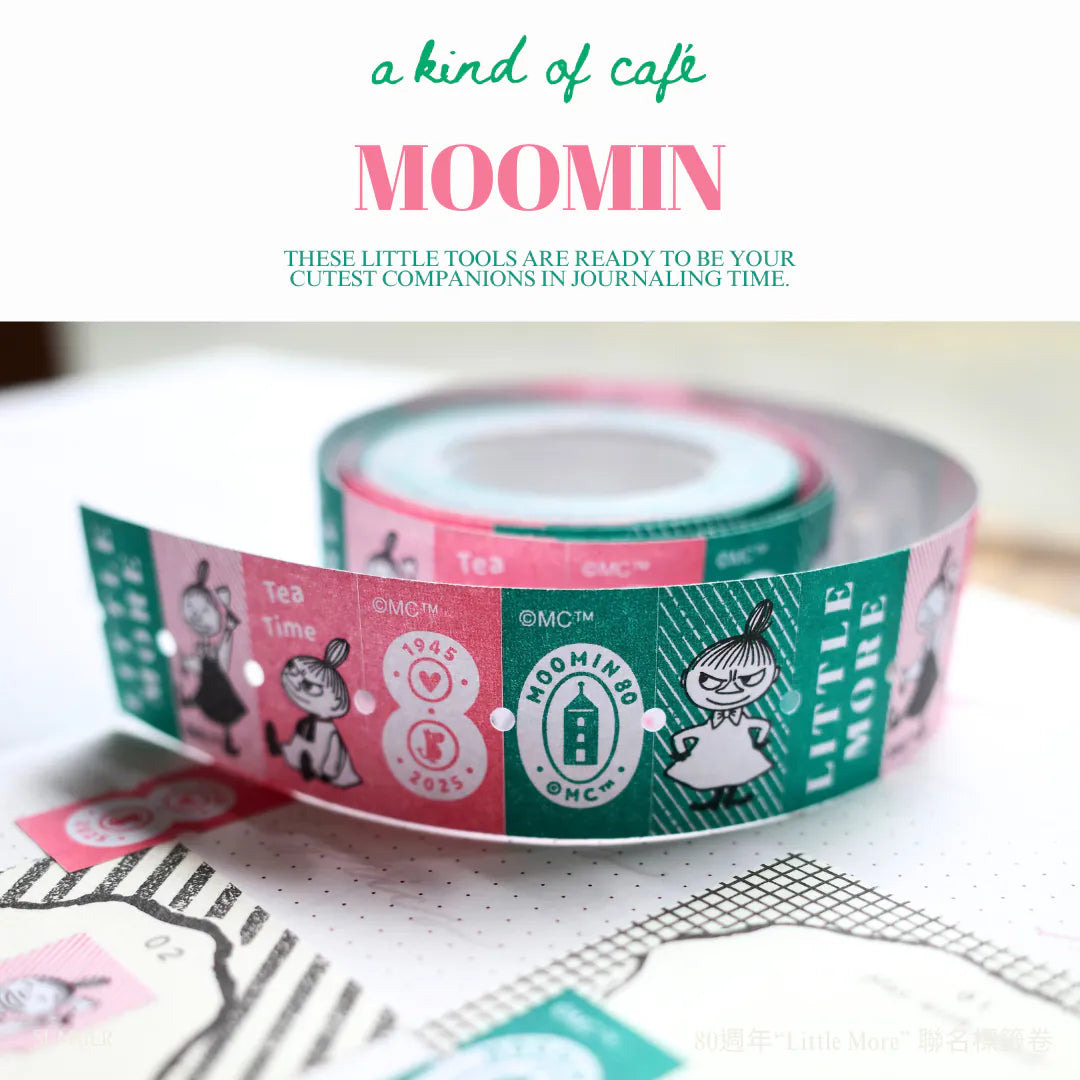 a kind of café x Moomin Label Sticker, Limited Edition