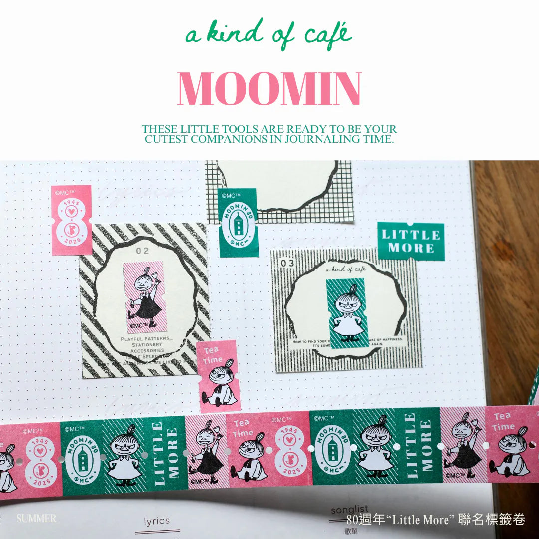 a kind of café x Moomin Label Sticker, Limited Edition