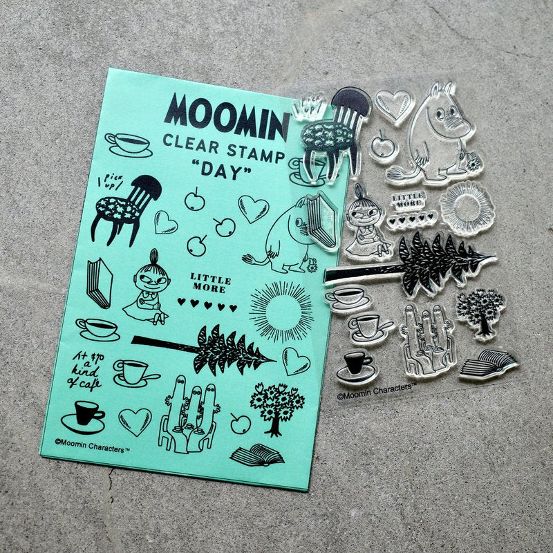 a kind of café x Moomin Clear Stamp Sheet, Limited Edition