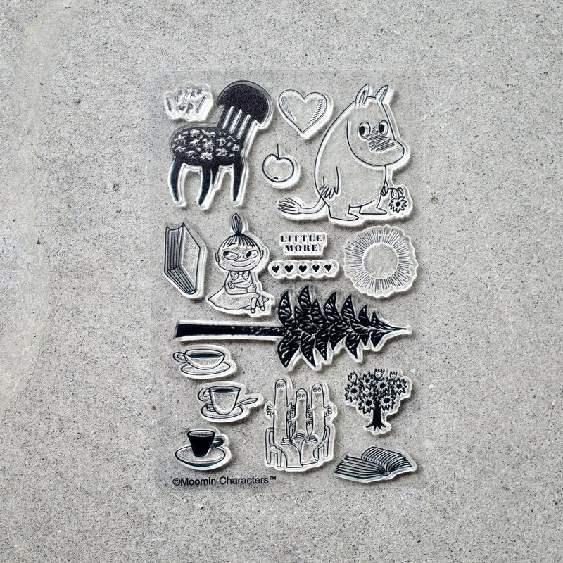 a kind of café x Moomin Clear Stamp Sheet, Limited Edition