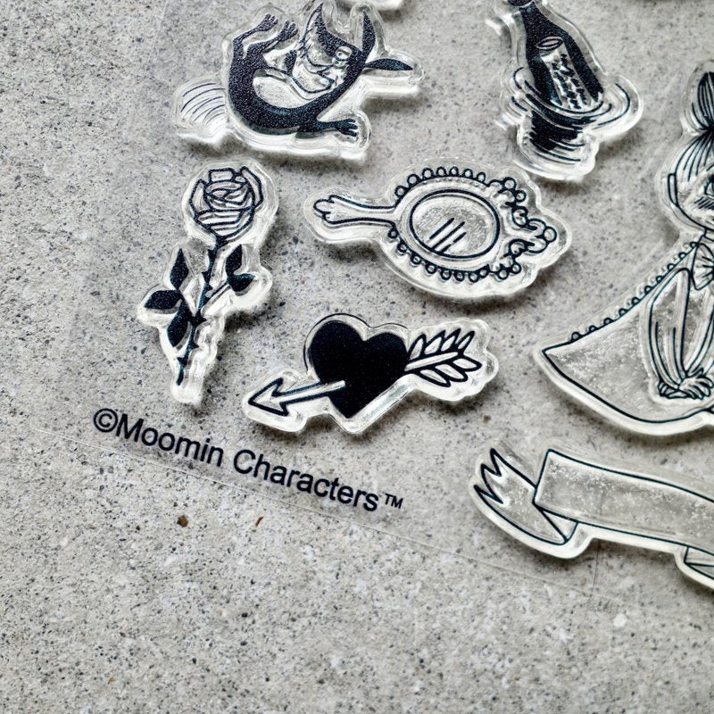 a kind of café x Moomin Clear Stamp Sheet, Limited Edition