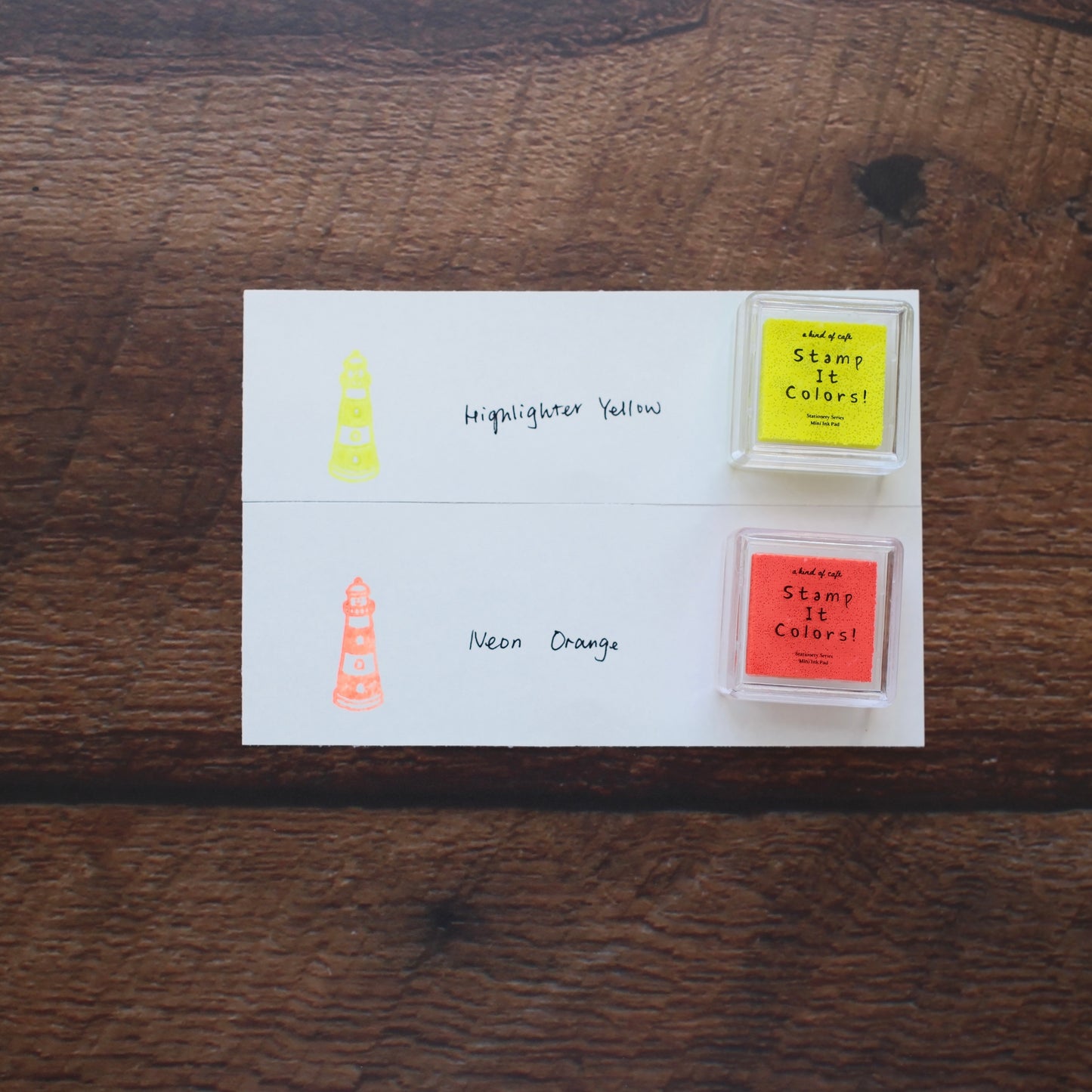 a kind of café Stamp It Colors Mini Ink Pad - Neon Colors