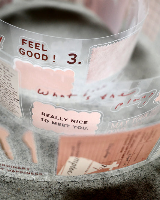 a kind of café Tender Moments Kiss-Cut PET Tape