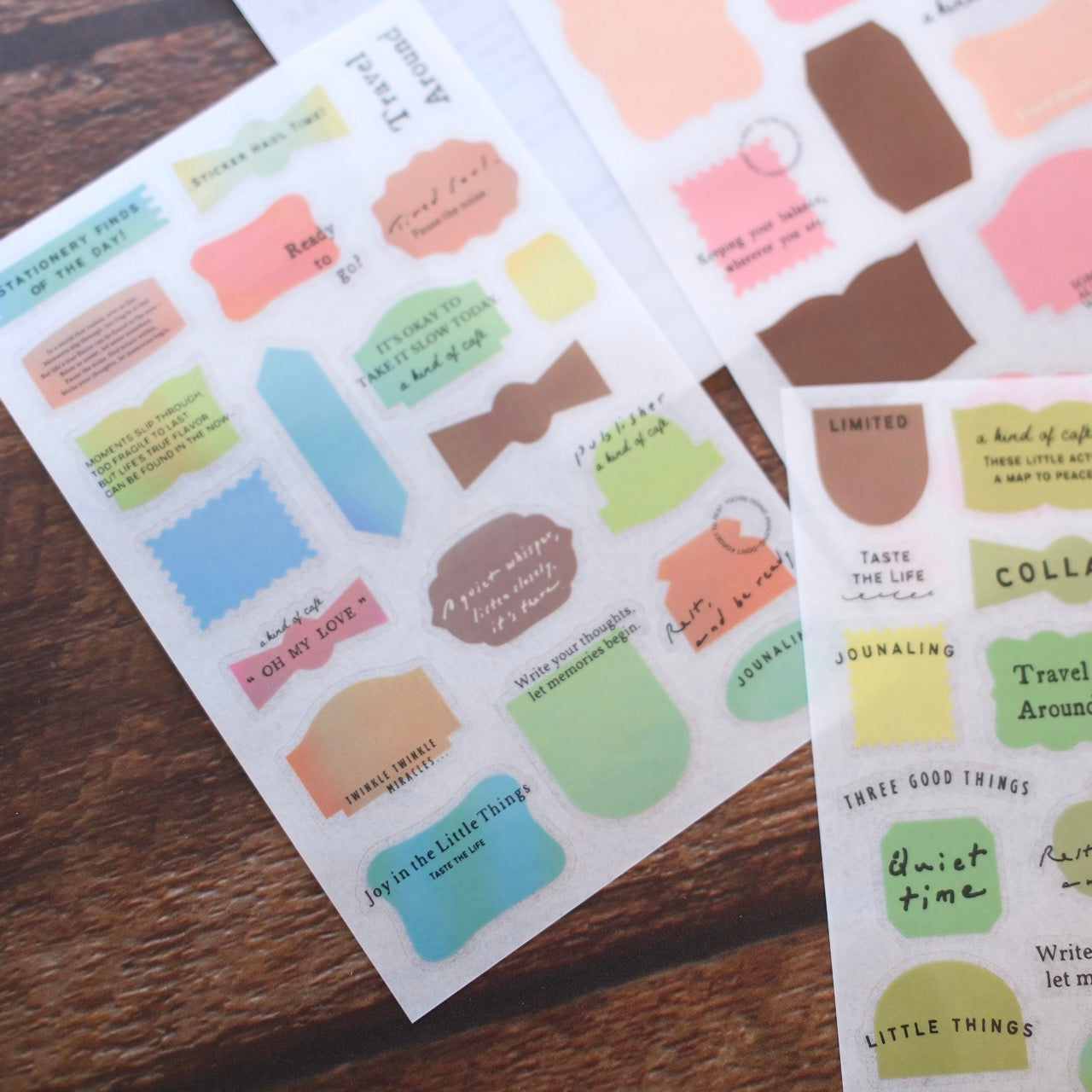 a kind of café Print-On Sticker Set - Ex-Libris