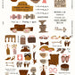 a kind of café Print-On Sticker Set - Travel Around