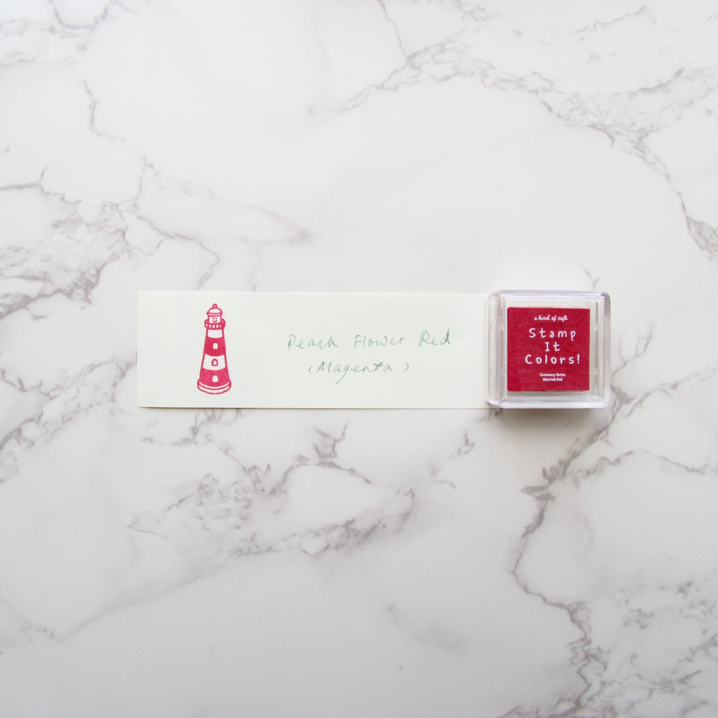a kind of café Stamp It Colors Mini Ink Pad - Red Color Collection