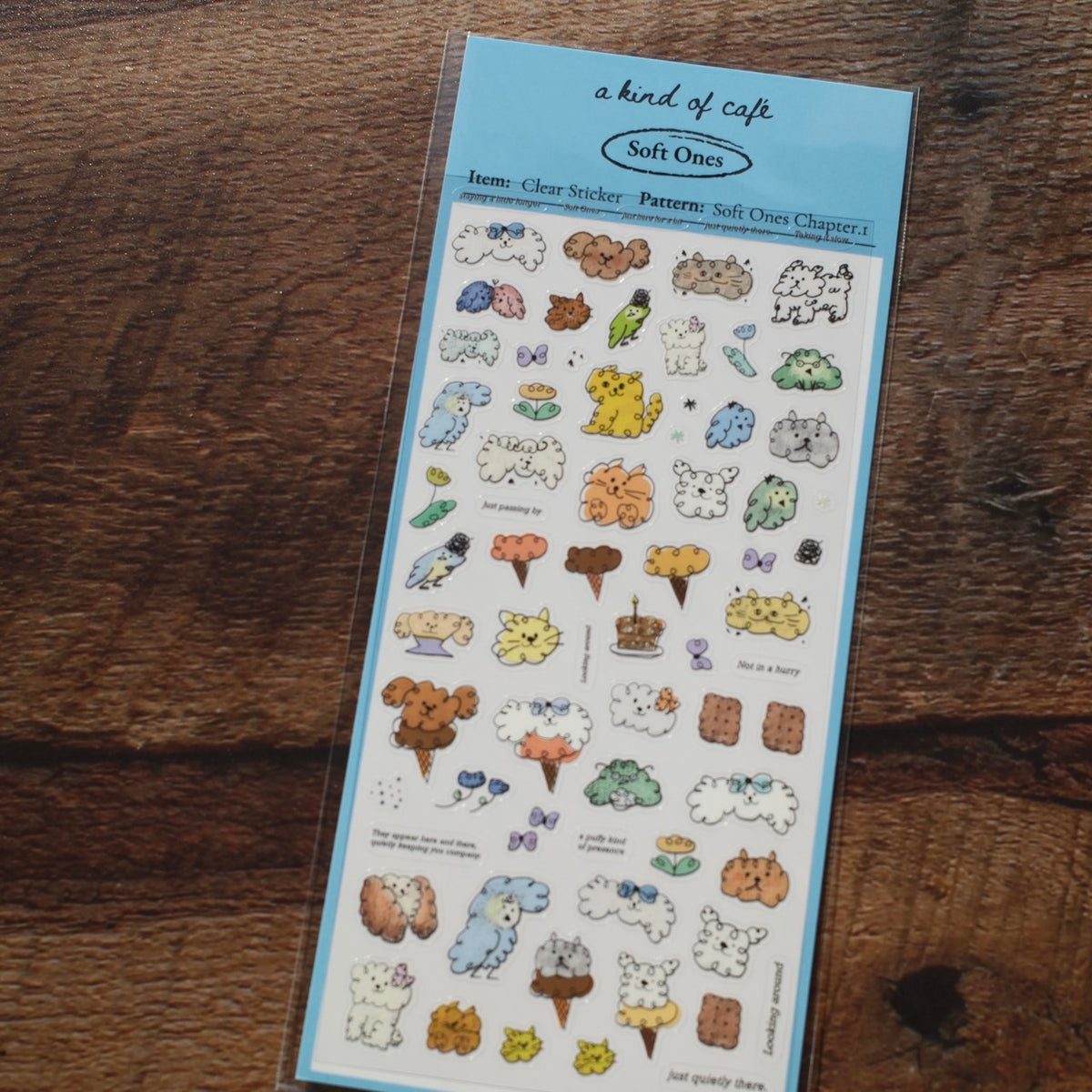 a kind of café Planner Clear Sticker, 10 designs