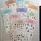 a kind of café Planner Clear Sticker, 10 designs