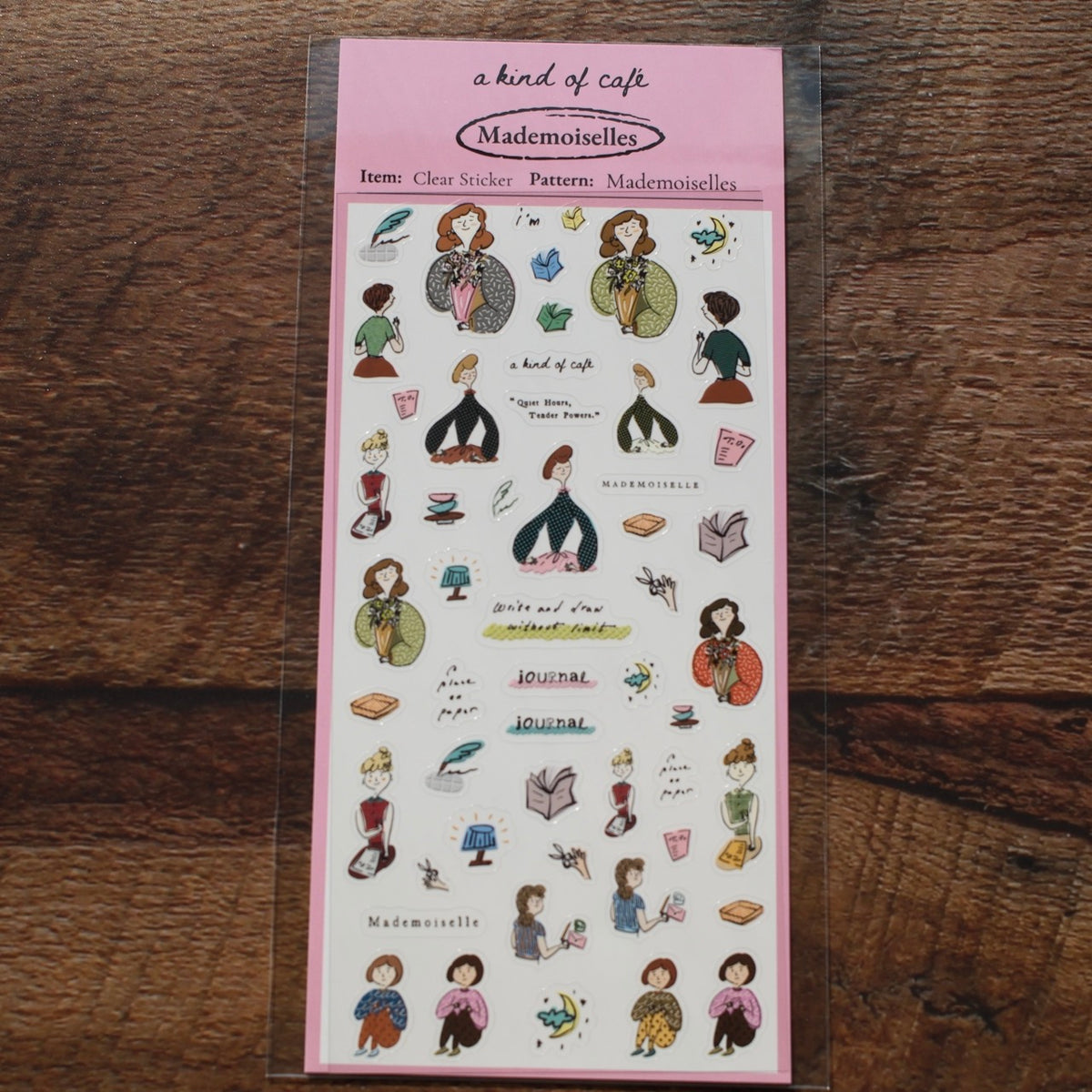 a kind of café Planner Clear Sticker, 10 designs