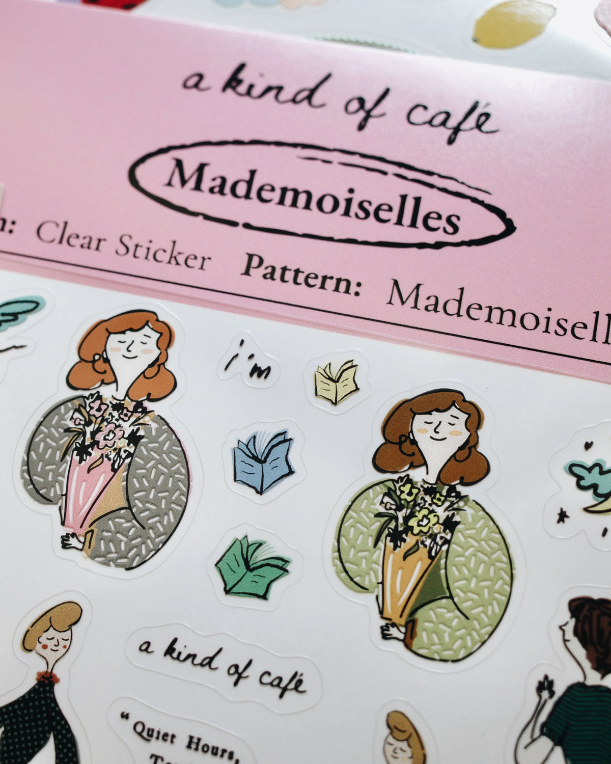 a kind of café Planner Clear Sticker, 10 designs
