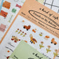 a kind of café Planner Clear Sticker, 10 designs