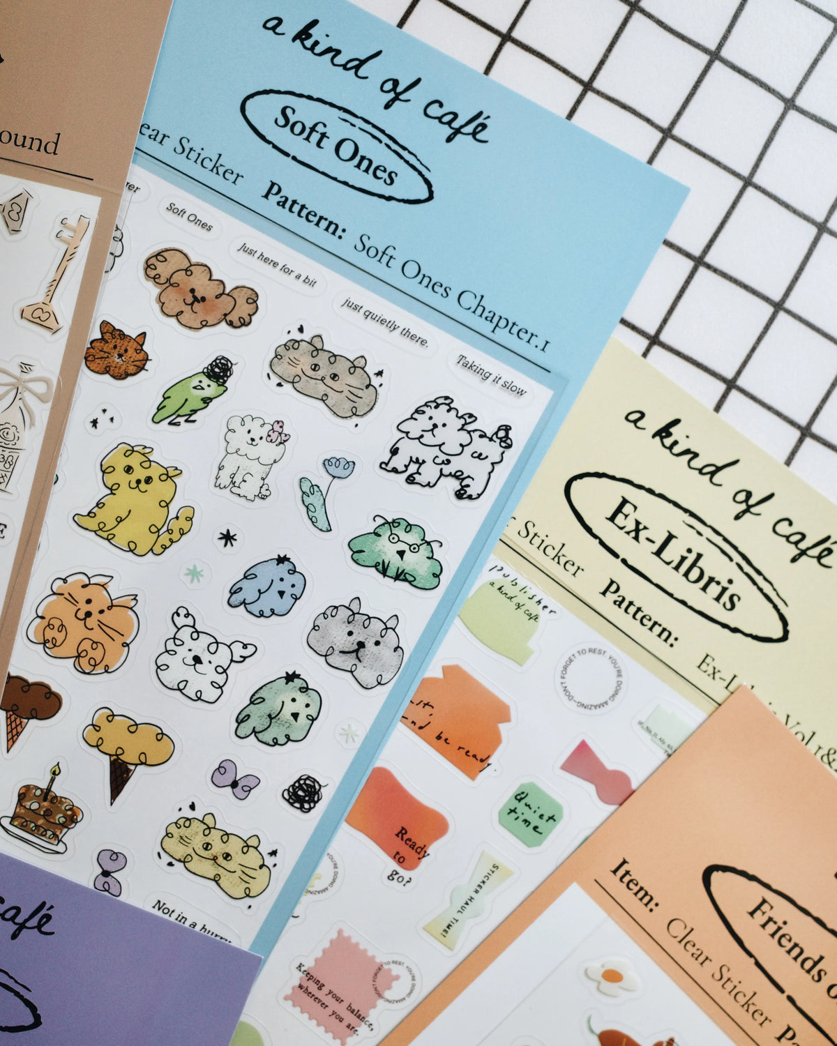 a kind of café Planner Clear Sticker, 10 designs